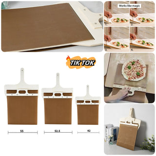  Sliding Pizza Peel with Wooden Handle cashymart