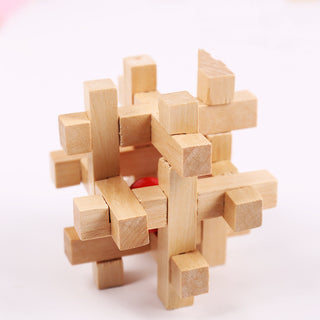  Educational Wood Lock Puzzle Set for Kids cashymart