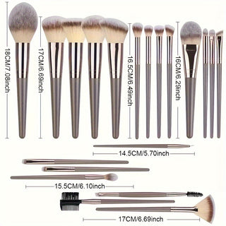  Gold Makeup Brush Set cashymart