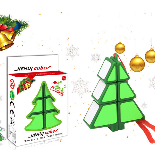  Festive Christmas Tree Rubik's Cube Toy for Kids Ages 7-14 cashymart