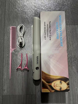  Mini Wireless Hair Straightener & Curler cashymart