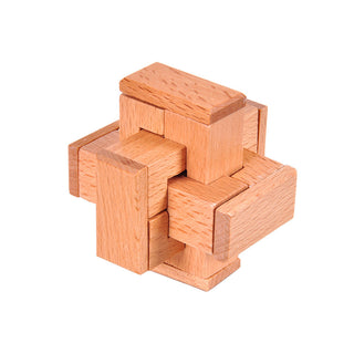  Wooden Brain Teaser Puzzle for Senior Intellectual Development cashymart