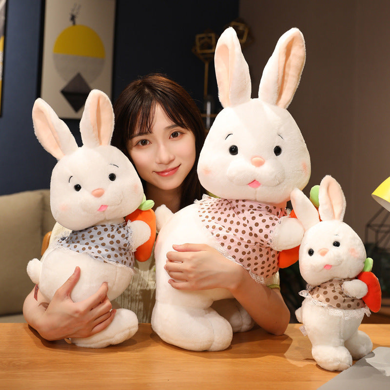  Bunny-Shaped Plush Carrot Doll Toys cashymart