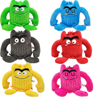  6pcs Color Monster Kawaii Plush Toys for Kids cashymart