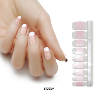  Pearlescent Gloss Nail Polish Film Sticker cashymart