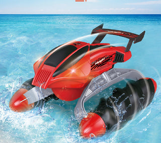  Amphibious Waterproof RC Speedboat cashymart