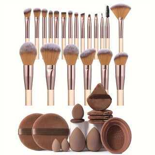  33-Piece Makeup Brush & Tool Collection cashymart