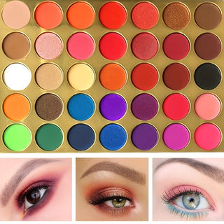  35 Color Rainbow Eyeshadow Palette cashymart