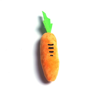  Pet Plush Chew Carrot Toy for Dental Health cashymart