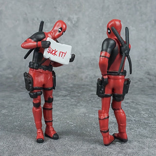  Vibrant Deadpool Figurine Trio cashymart