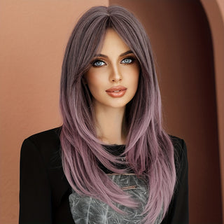  Vibrant Violet Wavy Wig cashymart