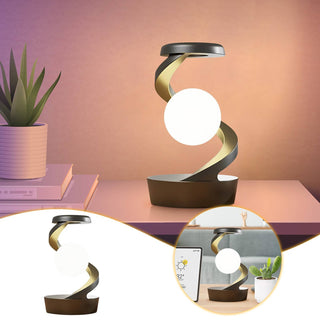  Rotating Moon Desk Lamp With Phone Wireless Charging cashymart