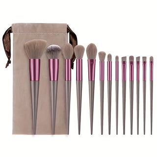  Fluffy Elegance Makeup Brush Collection cashymart