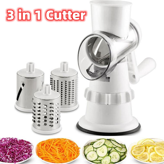  3-in-1 Manual Spiralizer and Grater cashymart