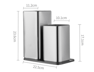  Modern Stainless Steel Knife Holder Set cashymart