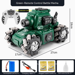  24g Remote Control Tank with Water Bomb Launcher cashymart