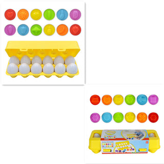  Egg Shape Matching Educational Toy for Kids cashymart