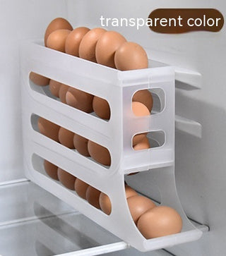  Refrigerator 4-Layer Automatic Egg Roller Sliding Tray cashymart