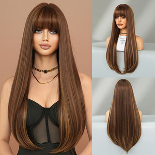  Chic Ombre Honey Brown Wig cashymart