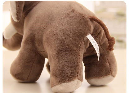  Plush Elephant, Rhino & Hippo Dolls cashymart