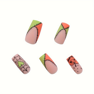  Spooky Chic Halloween Press-On Nails Set cashymart