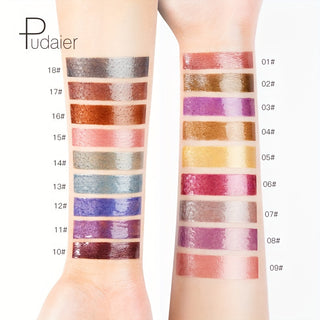  Pudaier 18 Color Golden Bar Lipstick cashymart