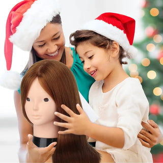  80 Percent Real Hair Doll Head For Styling cashymart