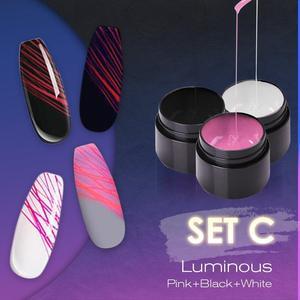  Manicure Luminous Nail Art Spider Nail Gel cashymart