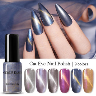  Cat Eye Nail Polish by NICOLE JOURNAL cashymart