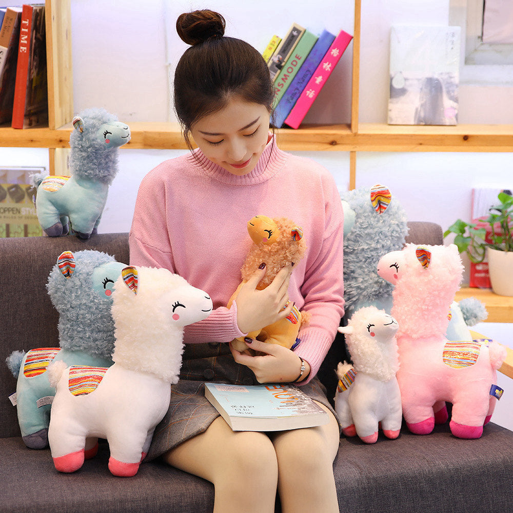  Alpaca Llama Plush Toy Doll Animal Stuffed Animal Dolls cashymart