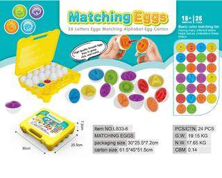  Egg Shape Matching Educational Toy for Kids cashymart