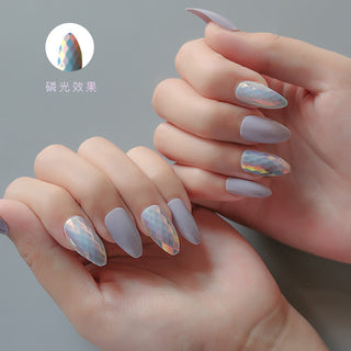  24 pieces of trendy wearable fake nail pieces cashymart