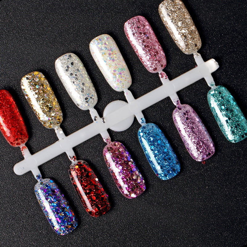  Glitter Phototherapy Nail Polish cashymart