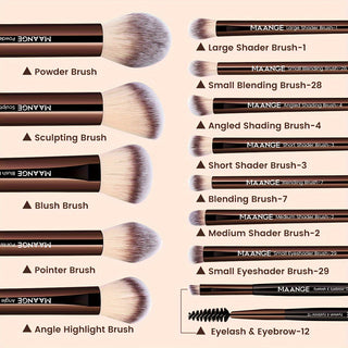  13-Piece Makeup Brush Set cashymart