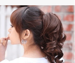  Trendy Tiger Curl Ponytail Wig cashymart