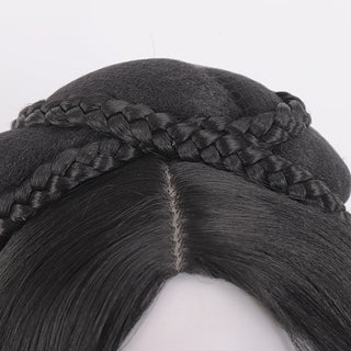  Hanfu Elegance: Long Straight Braid Wig cashymart