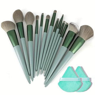  15-Piece Fluffy Makeup Brush Set cashymart