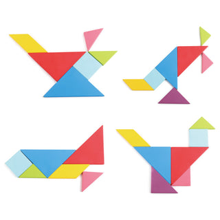  Colorful Wooden Tangram Puzzle Building Blocks cashymart