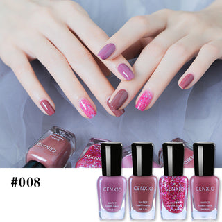  Water-Based Odorless Nail Polish Set cashymart