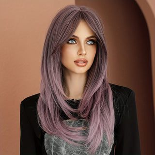  Vibrant Violet Wavy Wig cashymart