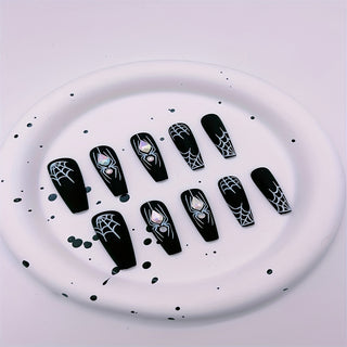  Black Matte Press-On Nails cashymart