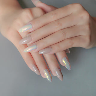  24 pieces of trendy wearable fake nail pieces cashymart