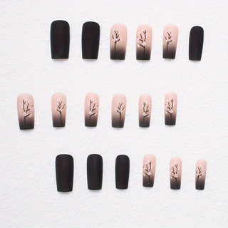  Chic 24 Pcs Oval Press-On Nails cashymart