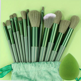  Fluffy Makeup Brush Set & Storage Bag cashymart