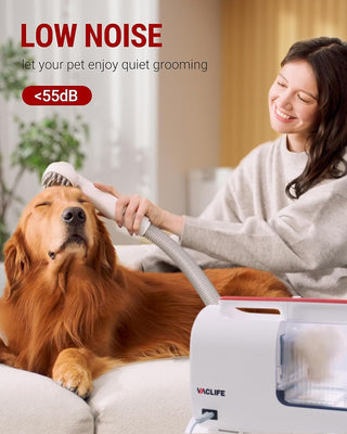  Pet Hair Vacuum and Dog Grooming Kit cashymart