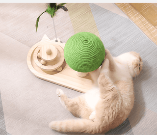  Interactive Wooden Cat Toy cashymart