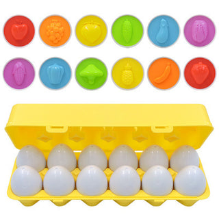  Egg Shape Matching Educational Toy for Kids cashymart