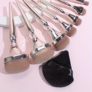  9-Piece Makeup Brush & Sponge Collection cashymart