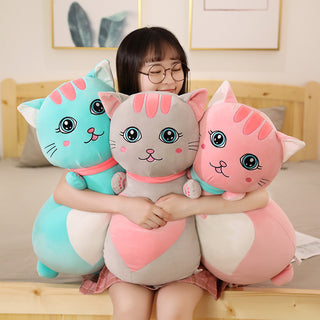  Plush Cat Couple Doll Cushions cashymart