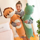 Long cylindrical pillow plush toy